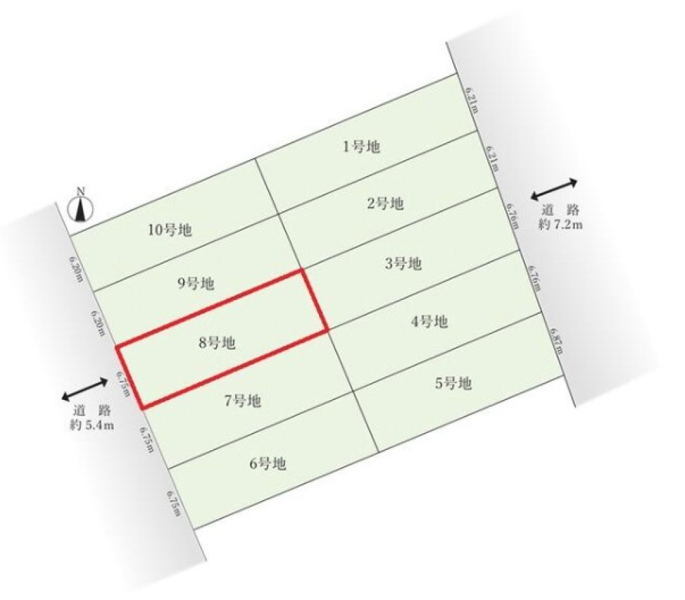 一宮市柳戸町2期　全10区画　8号地 画像1