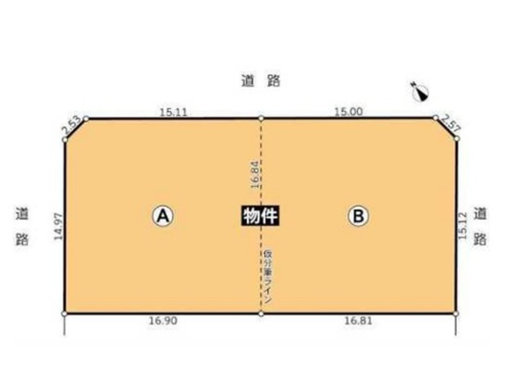 丹羽郡扶桑町斎藤緑　全2区画　A区画 画像1