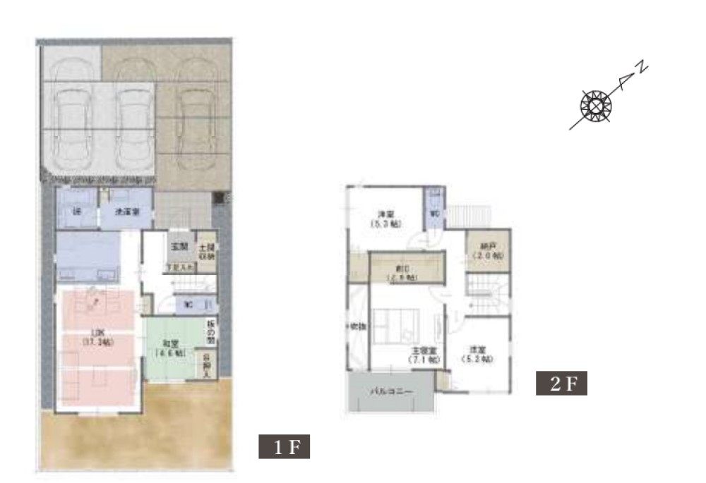 春日井市八事町2期　全4棟　A号棟 画像2