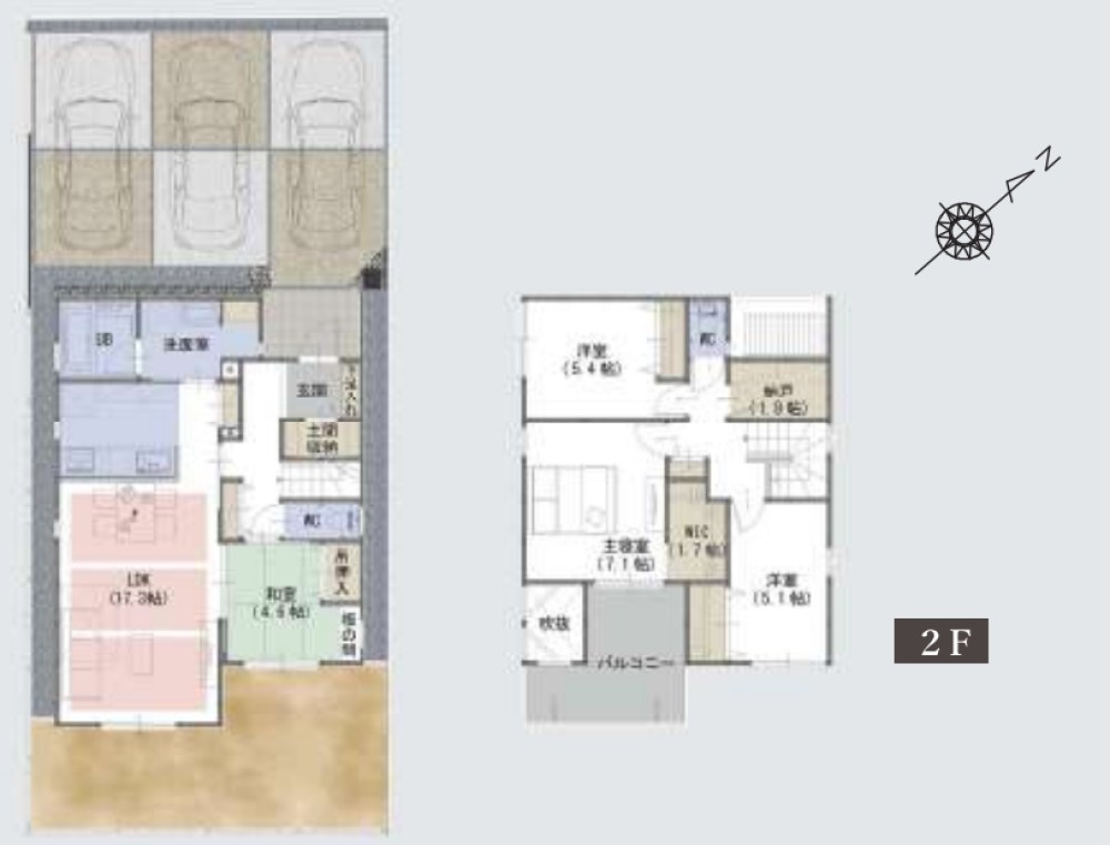 春日井市八事町2期　全4棟　B号棟 画像2