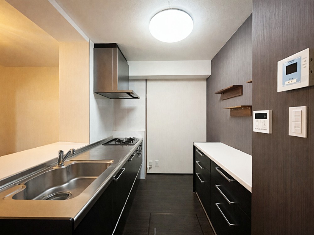 使いやすい清潔なキッチン。※一部CG加工済