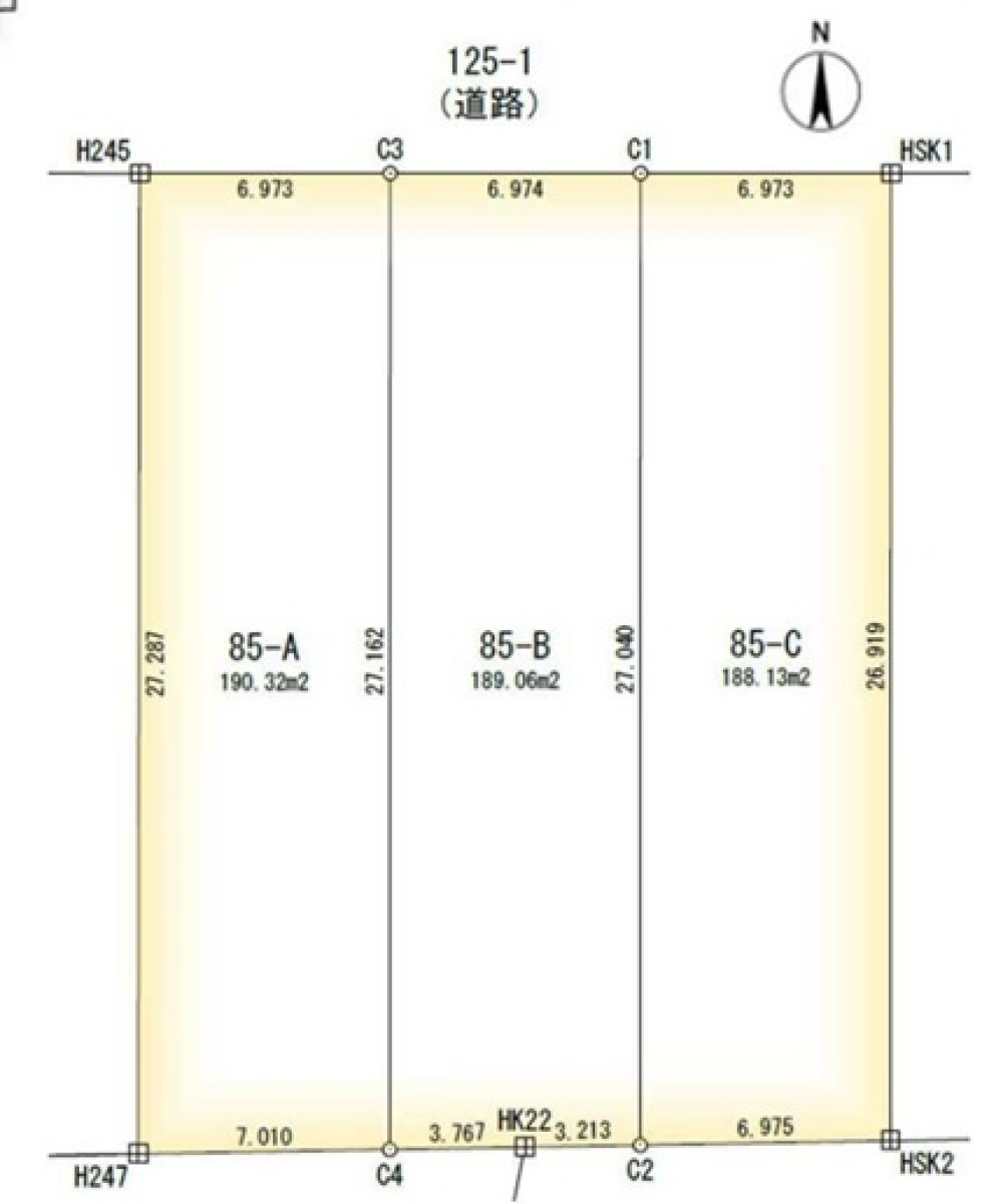 岩倉市東町　全3区画　A区画 画像1