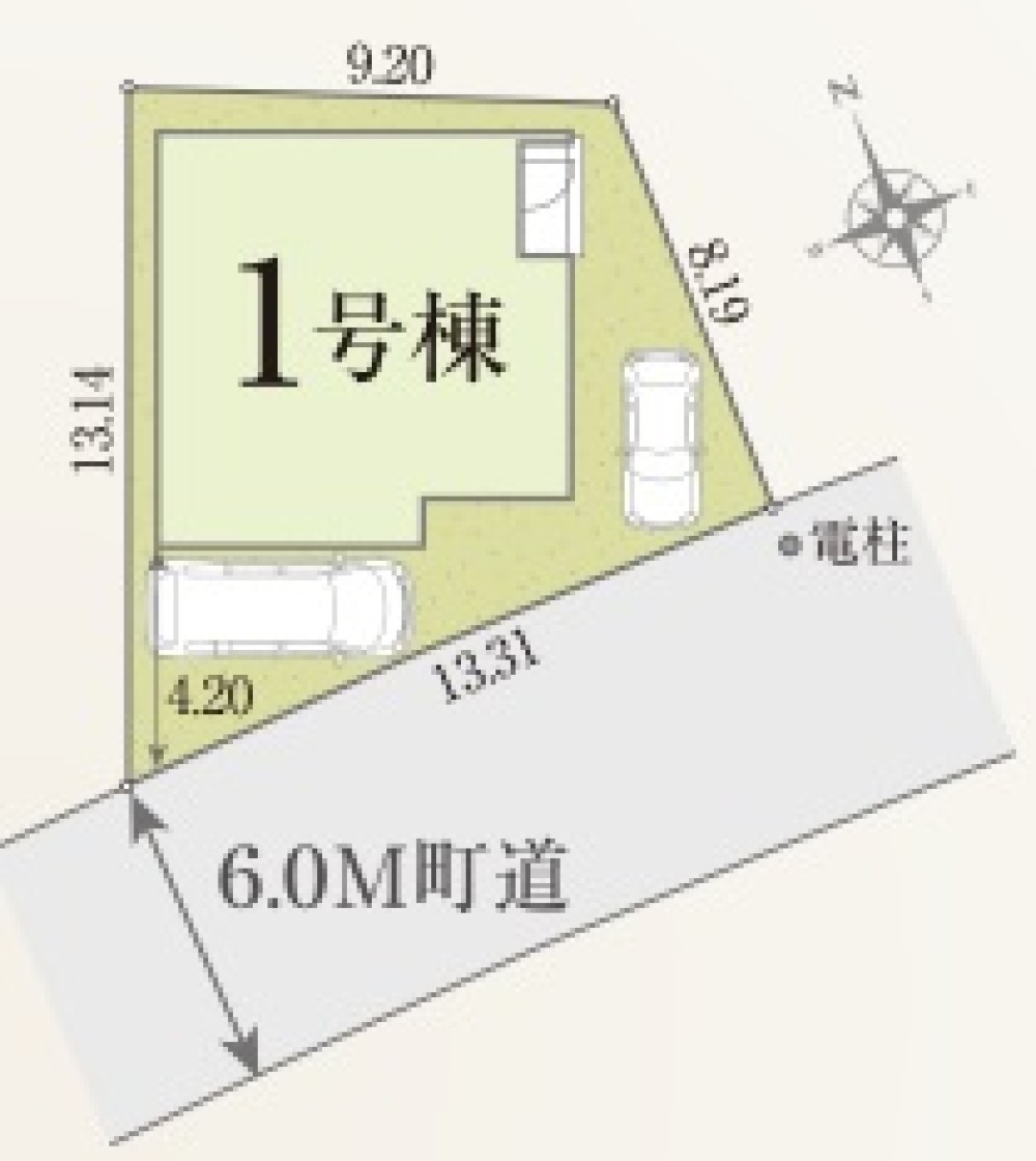 知多郡阿久比町草木　1期　全1棟 画像1