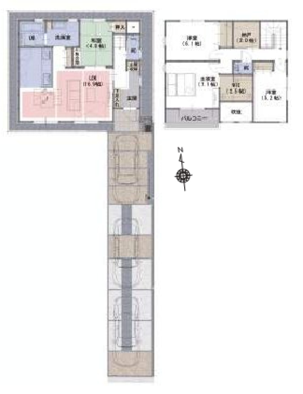 安城市東新町　全2棟　B号棟 画像2