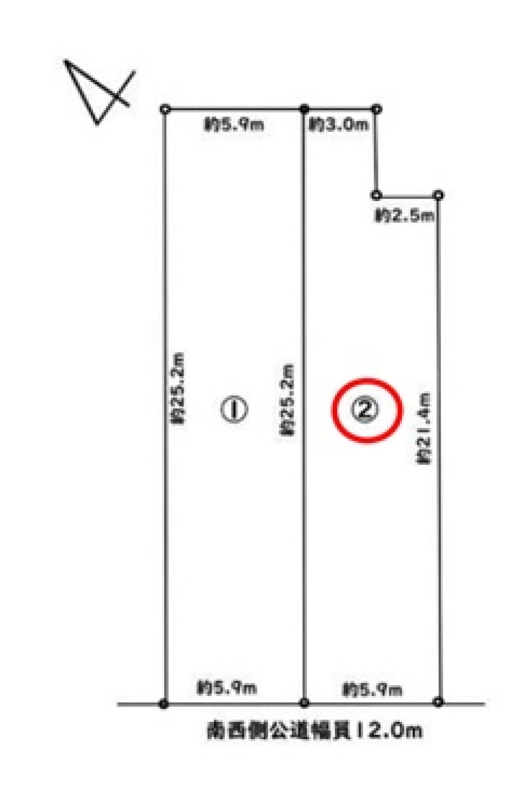 春日井市鳥居松町　全2区画　2区画 画像1