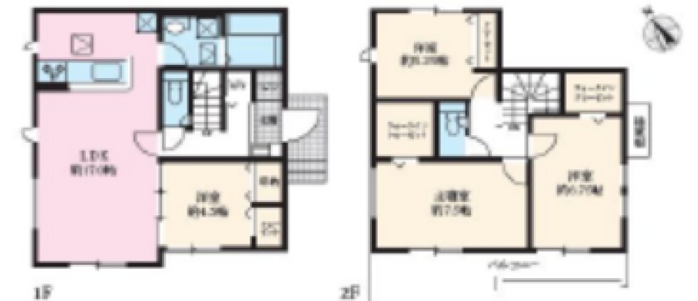 岡崎市大平町　全5棟　1号棟 画像1