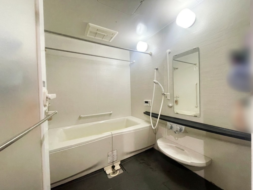 バスルームもゆったりくつろげる広さです。