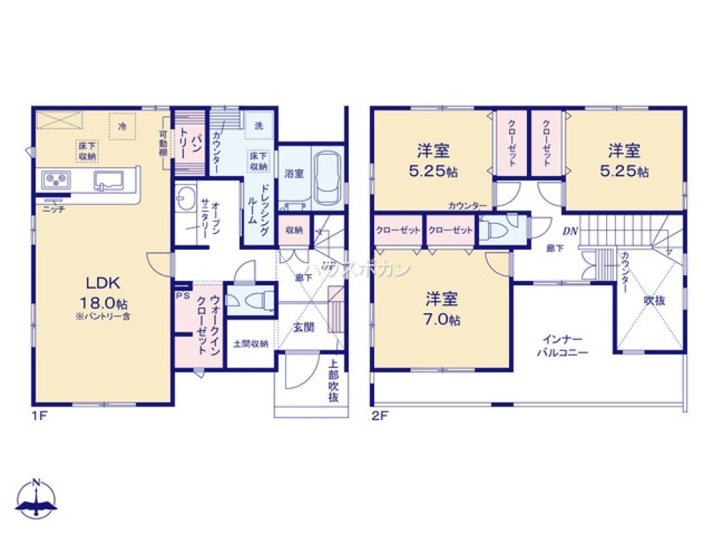一宮市小信中島　全2棟　1号棟 画像4