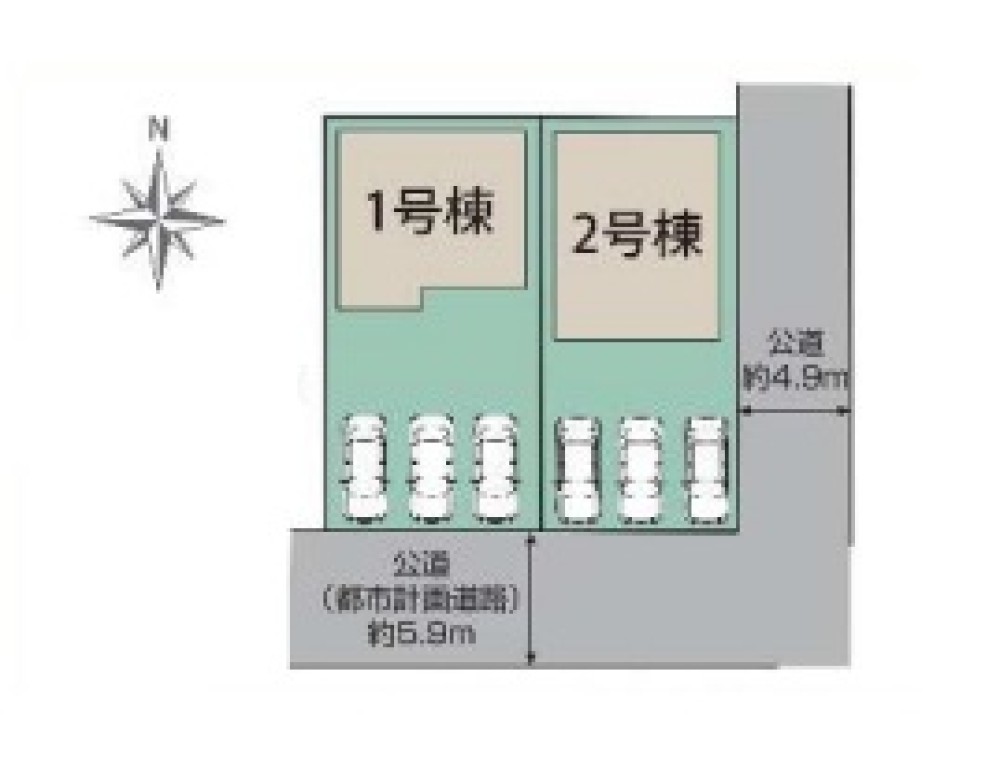 一宮市小信中島　全2棟　2号棟 画像1