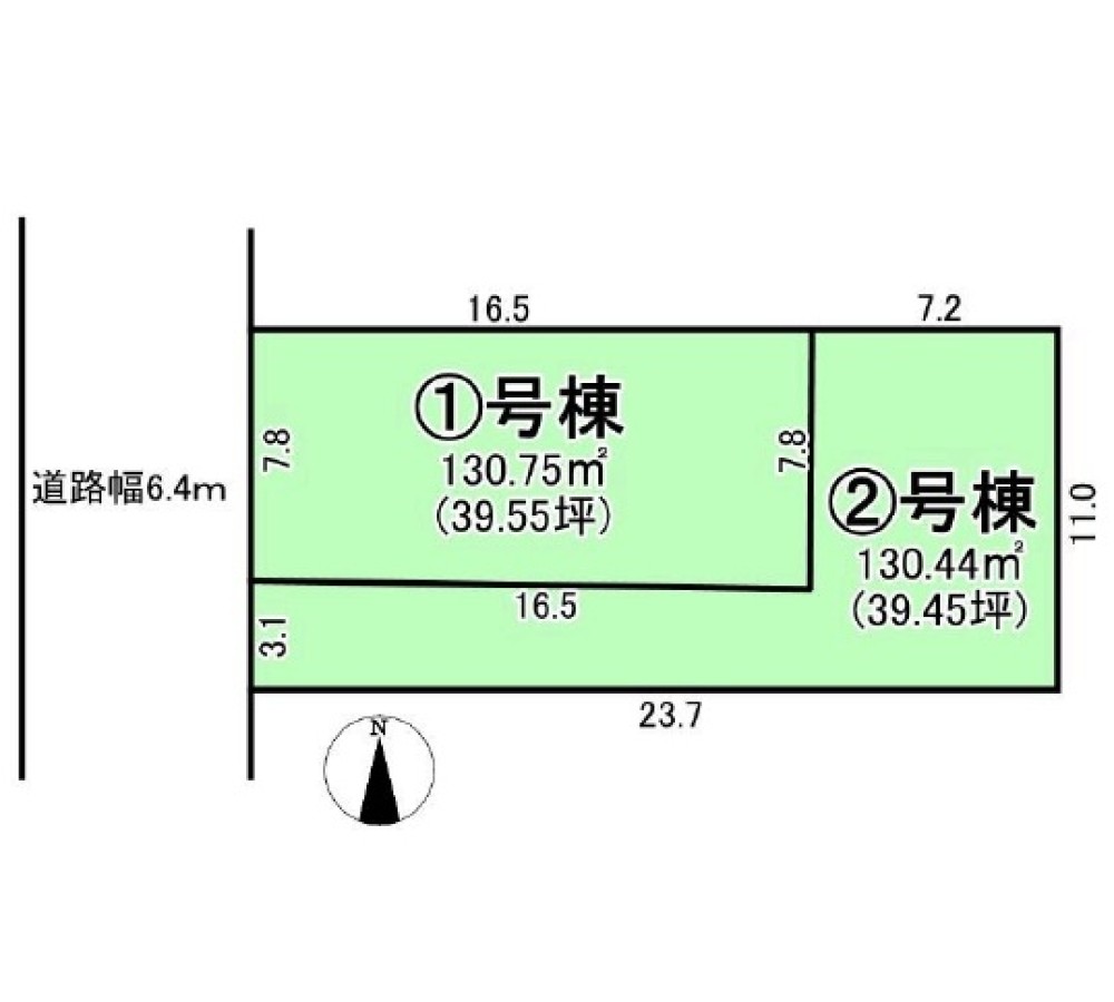名古屋市南区星宮町　全2区画　1号地 画像1