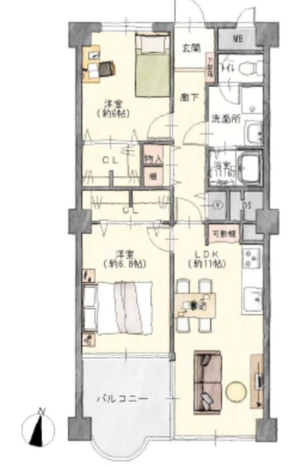 星ケ丘アイリス南棟 画像1
