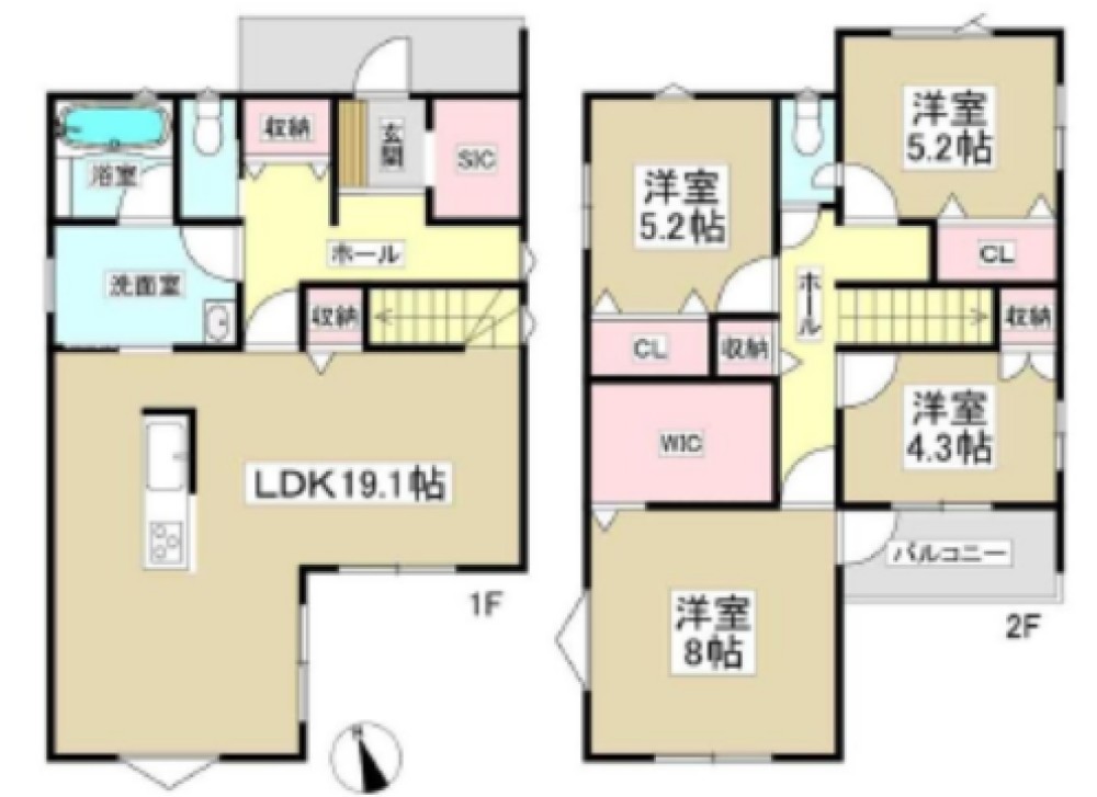 豊田市野見山町　全1棟　1号棟 画像2