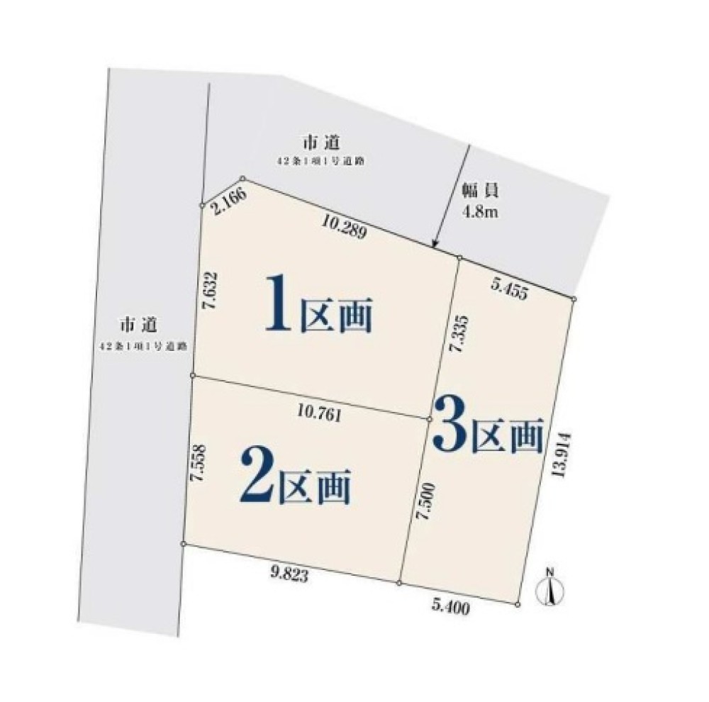 名古屋市西区稲生町　全3区画　1区画 画像1