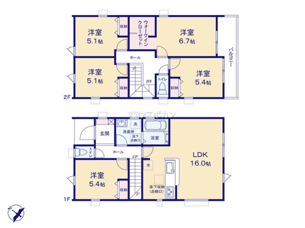 春日井市高森台七丁目　全2棟　2号棟 画像4