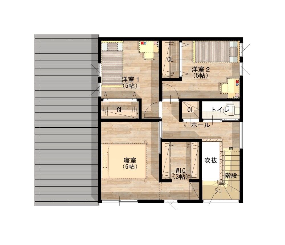 リビングを見渡せるカウンターキッチン！