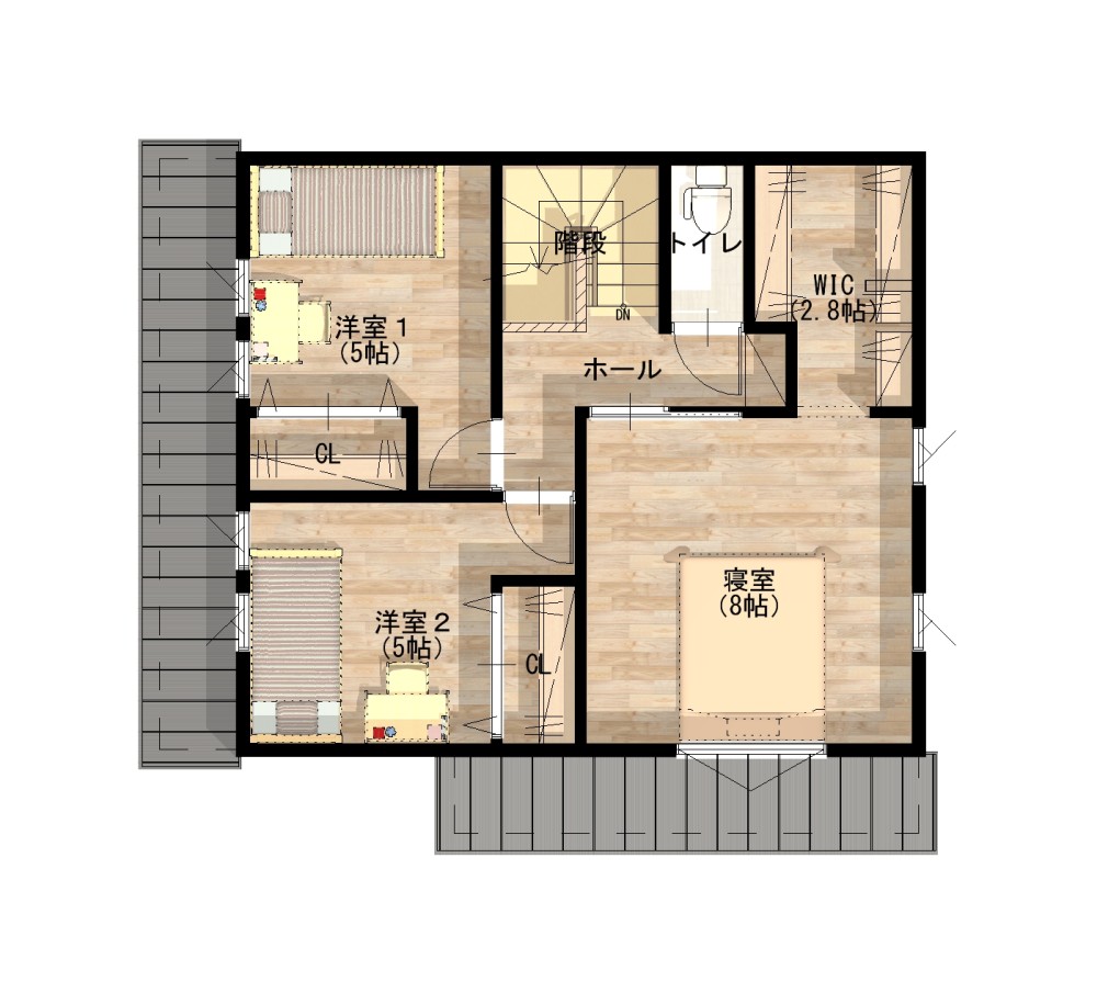 リビングを見渡せるカウンターキッチン！