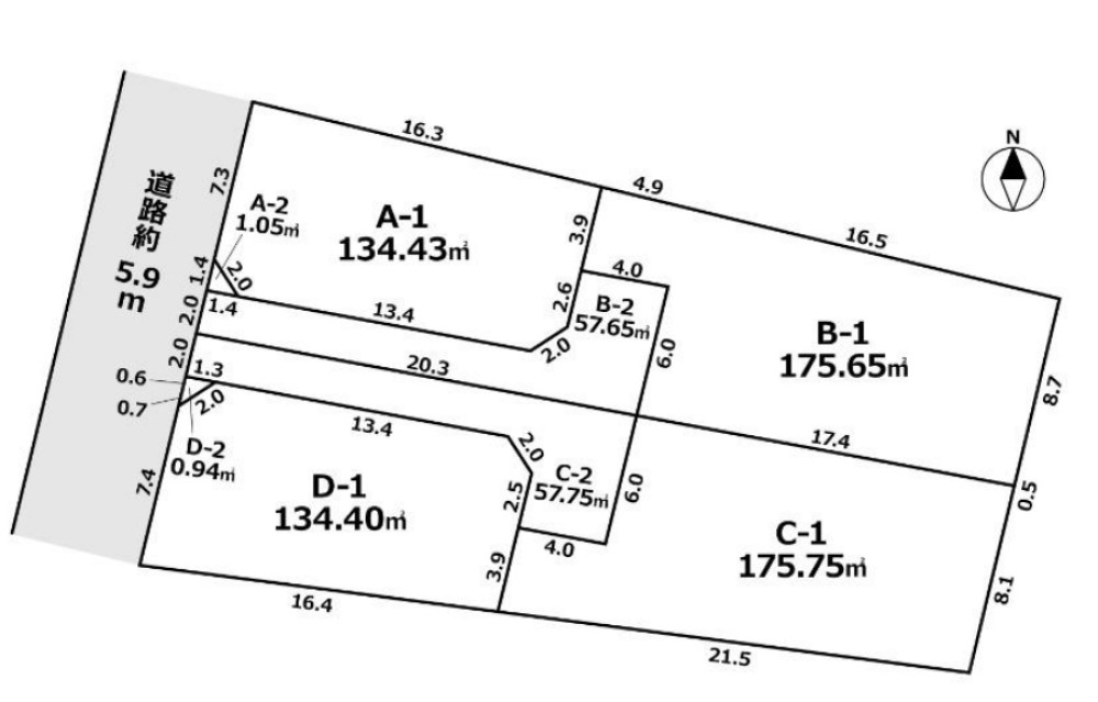 豊田市陣中町　第Ⅲ期　全4区画　C区画 画像2