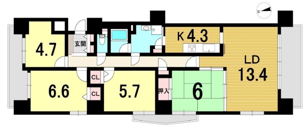 チッタ北二ツ坂 画像1