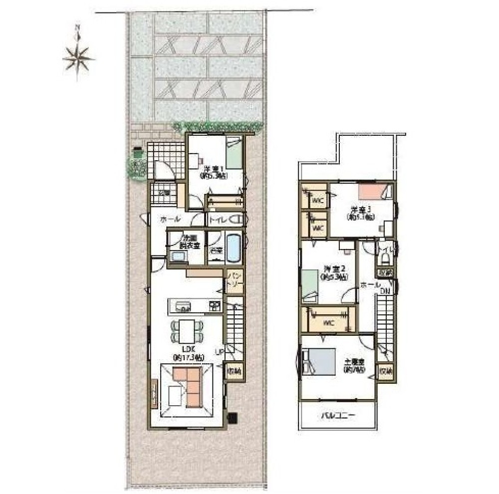 名古屋緑区鳴子町　全2棟　1号棟 画像2