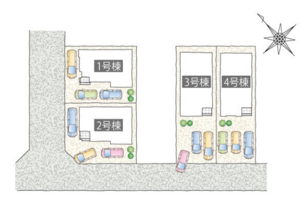 西尾市住崎五丁目　全4区画　3号棟 画像2