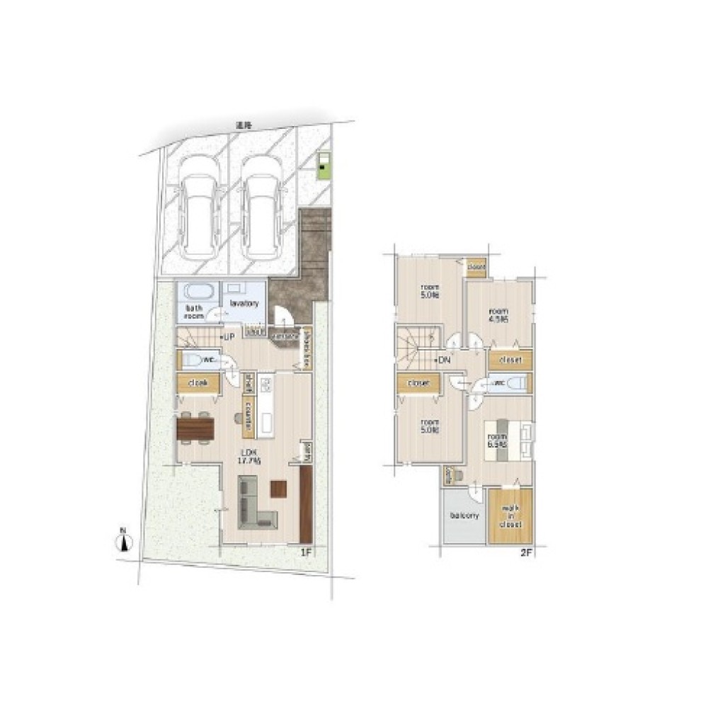 尾張旭市庄南町　3期　全6棟　1号地 画像5