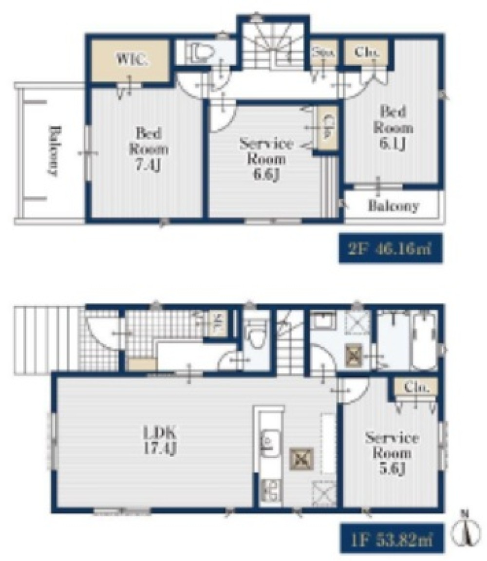 名古屋市名東区西里町　全5棟　3号棟 画像2