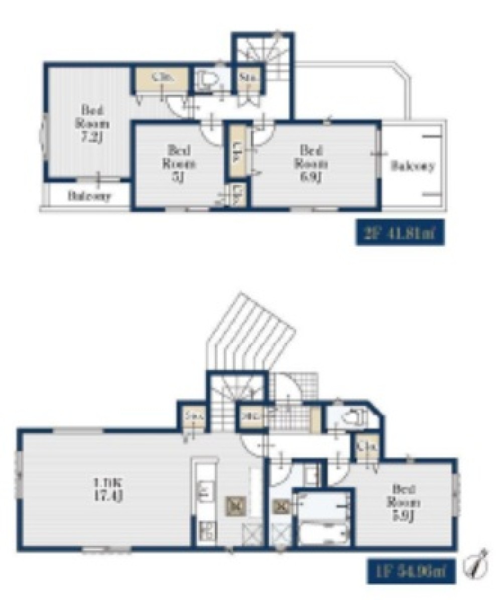 名古屋市名東区西里町　全5棟　4号棟 画像2