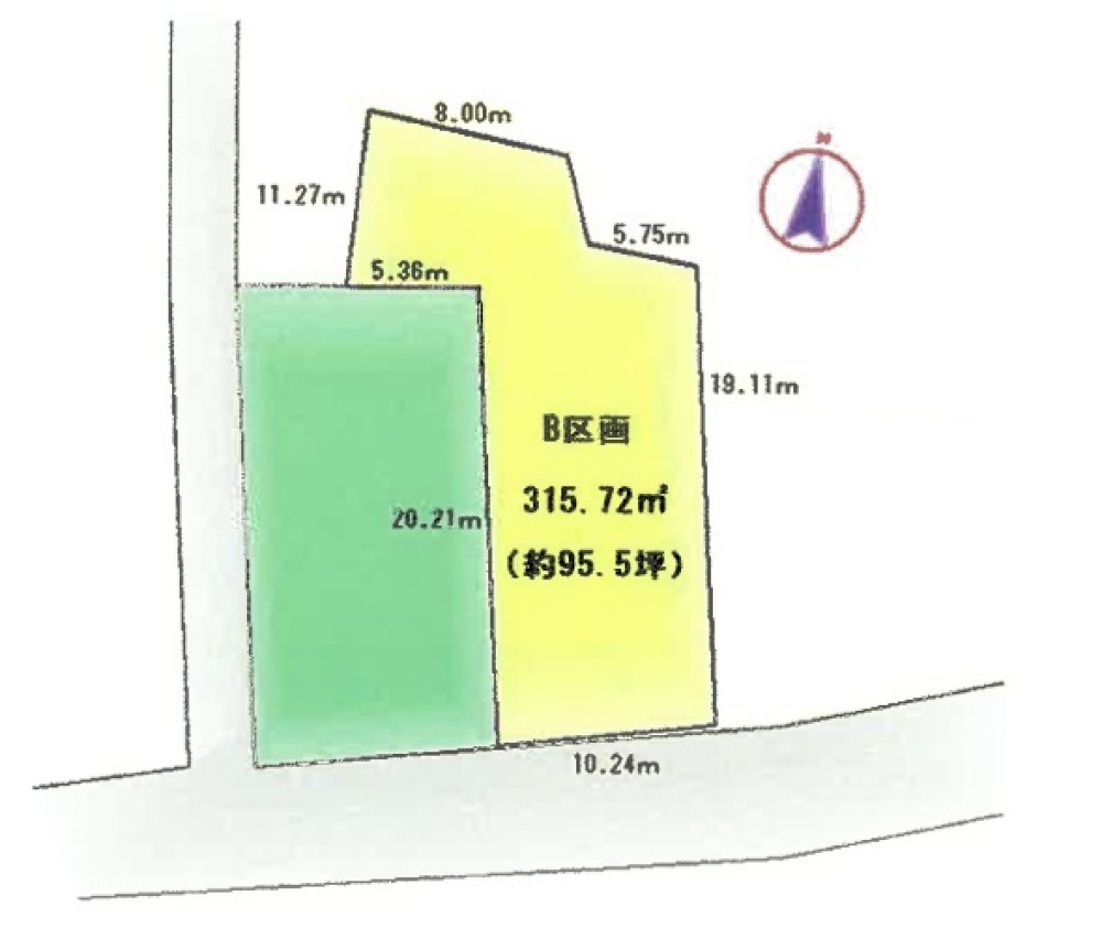海部郡大治町大字西條　全2区画　B区画 画像1