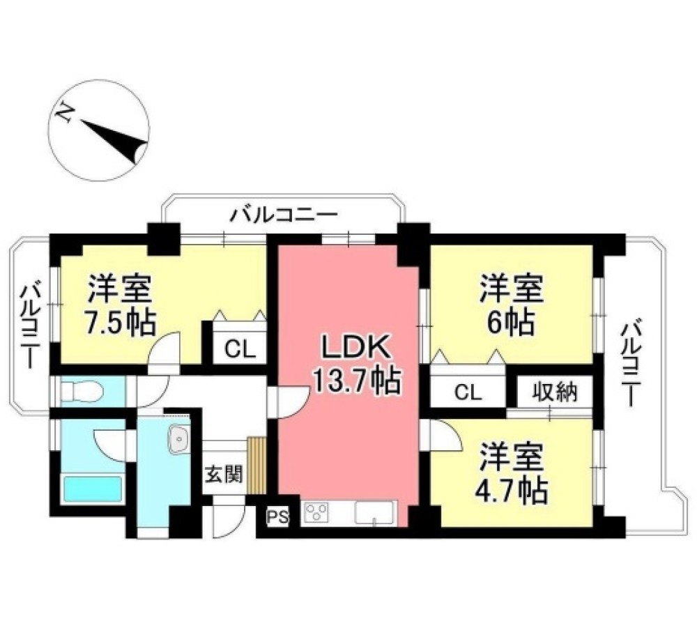 ホワイトキャッスル豊田Ⅰ 画像1