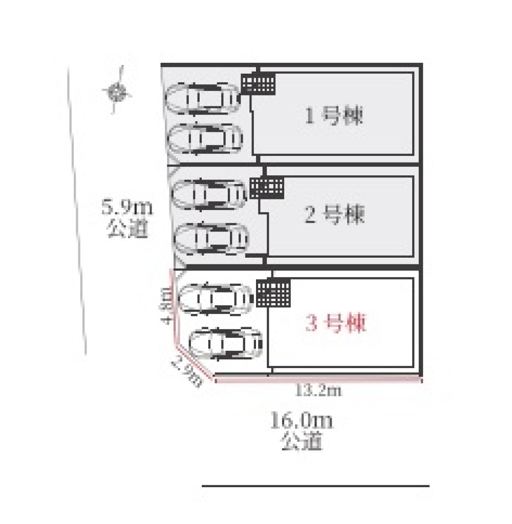 一宮市多加木1期　全3棟　1号棟 画像2