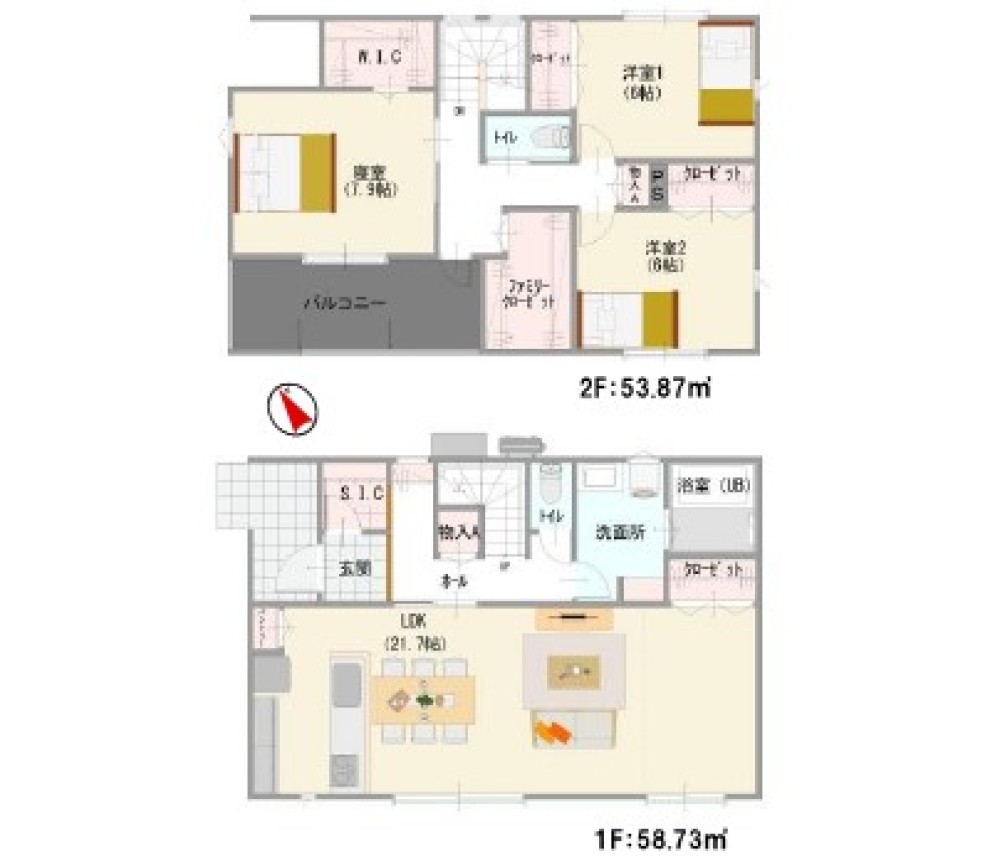 豊川市桜ケ丘町第一　全2棟　1号棟 画像7