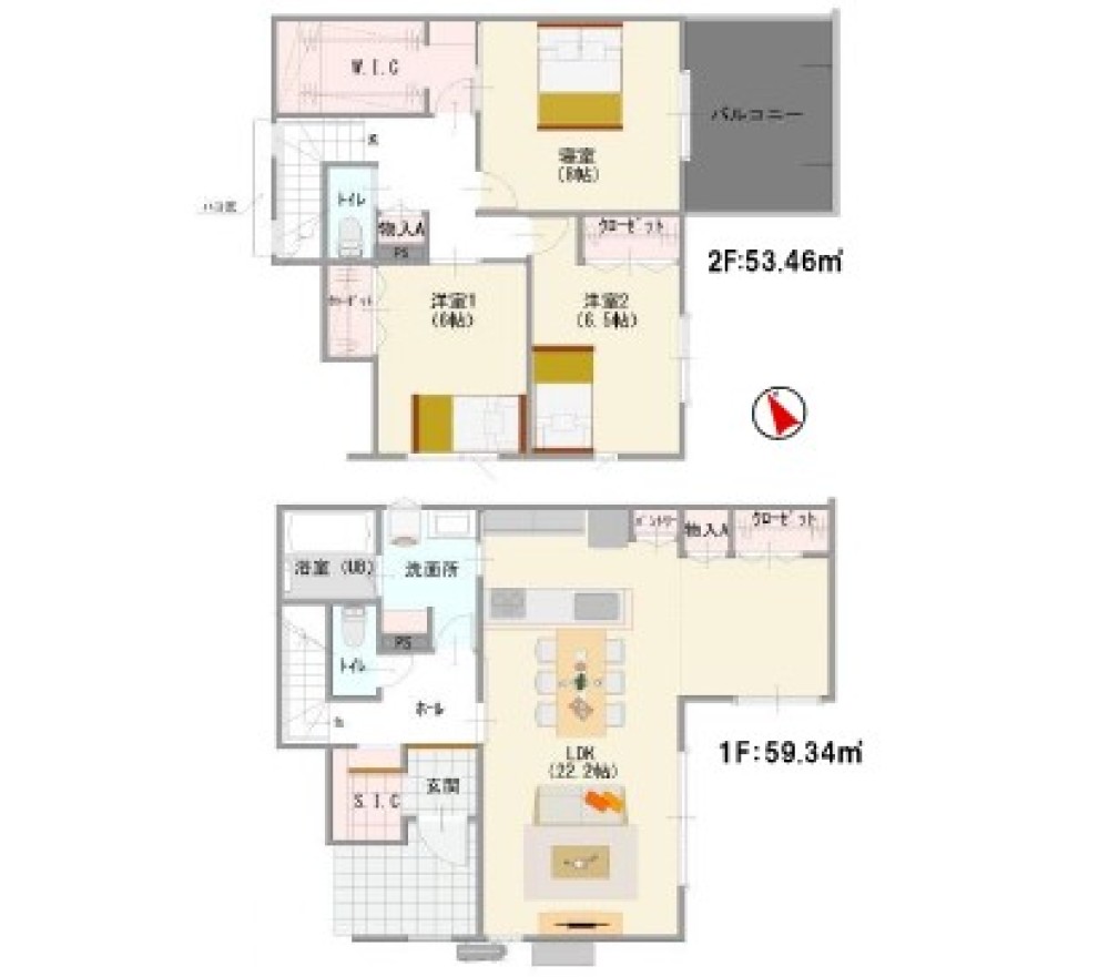 豊川市桜ケ丘町第一　全2棟　2号棟 画像6