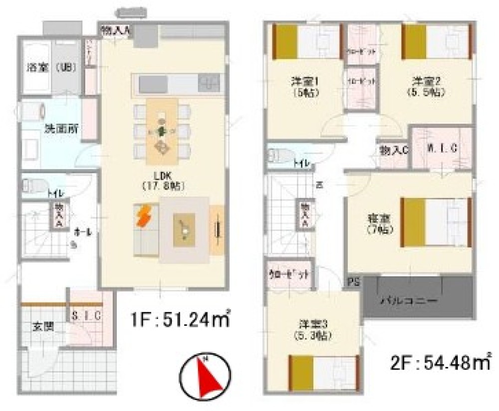 豊川市東曙町第一　全2棟　1号棟 画像2