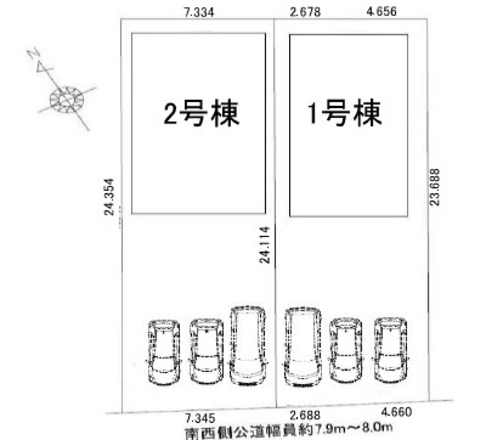 豊川市東曙町第一　全2棟　2号棟 画像1