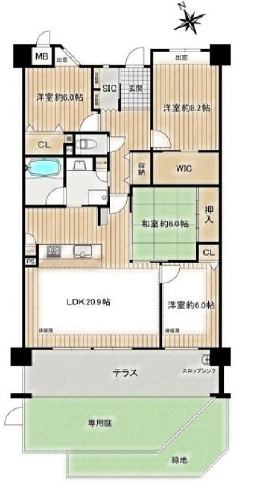 エルグランデ泉田の杜WEST 画像1