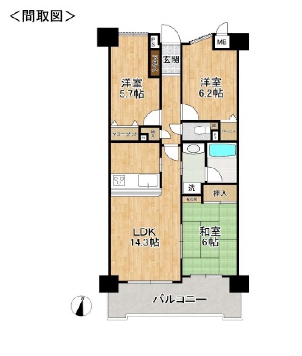 レインボー大府桃山 画像1