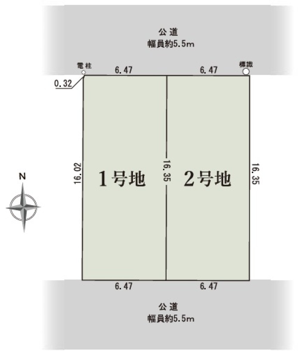 名古屋市中村区諏訪町　1期　全2区画　1号地 画像1