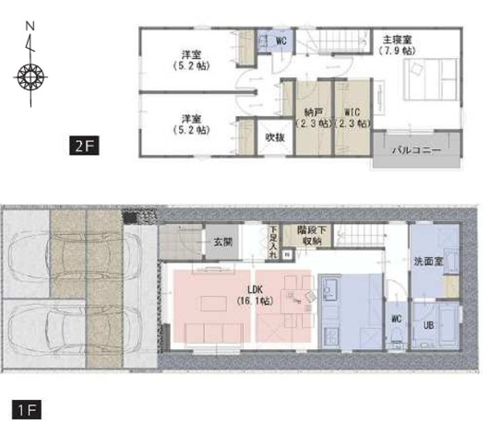 名古屋市中村区稲葉地町　3期　全3棟　B号棟 画像2