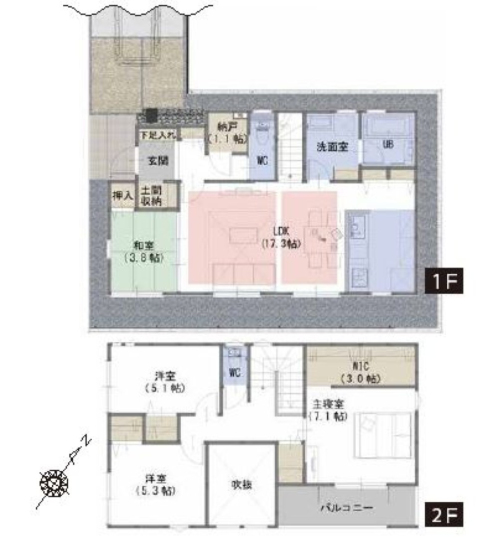 名古屋市天白区島田　全4棟　C号棟 画像2