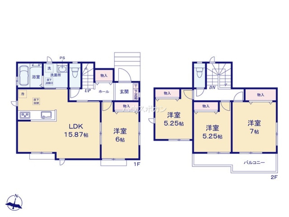 一宮市丹陽町　3期　全1棟　A号棟 画像4