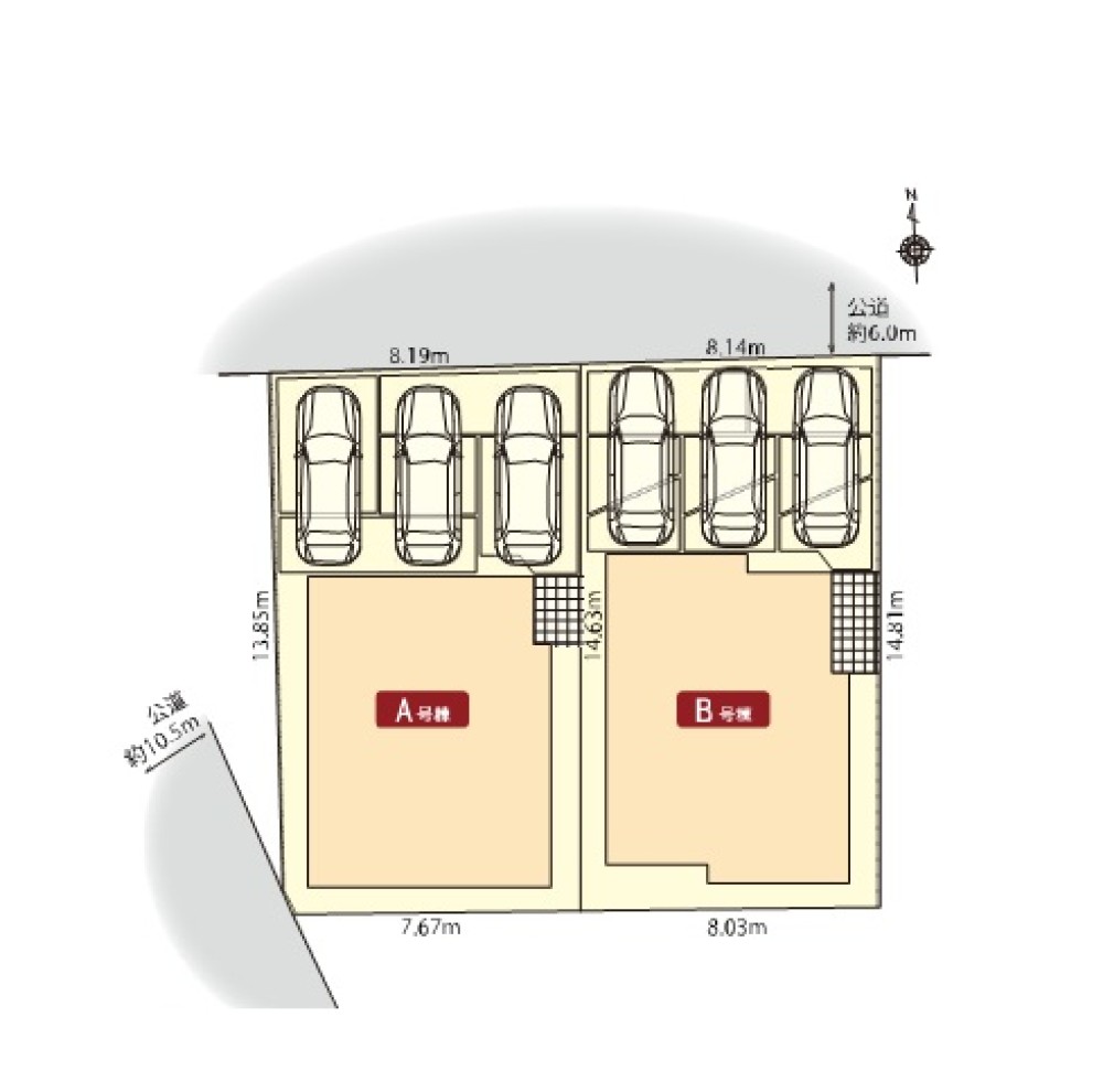 一宮市大和町　3期　全2棟　A号棟 画像1
