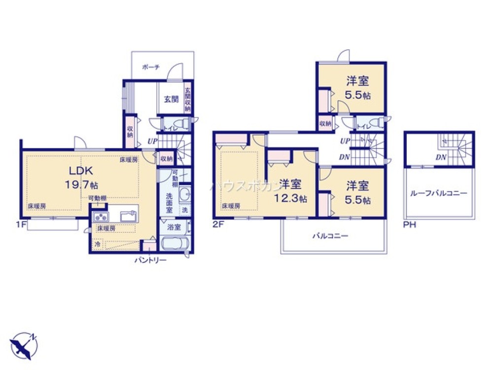 春日井市東野町西二丁目　全6棟　2号棟 画像1