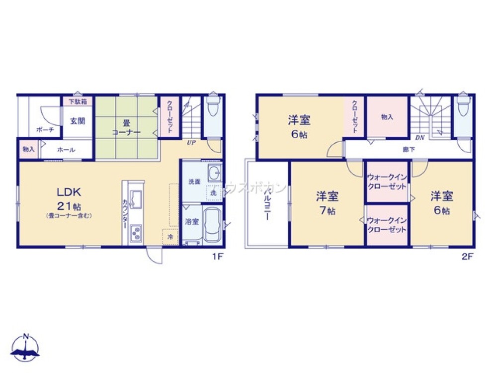 一宮市第1大和町福森　全2棟　2号棟 画像2