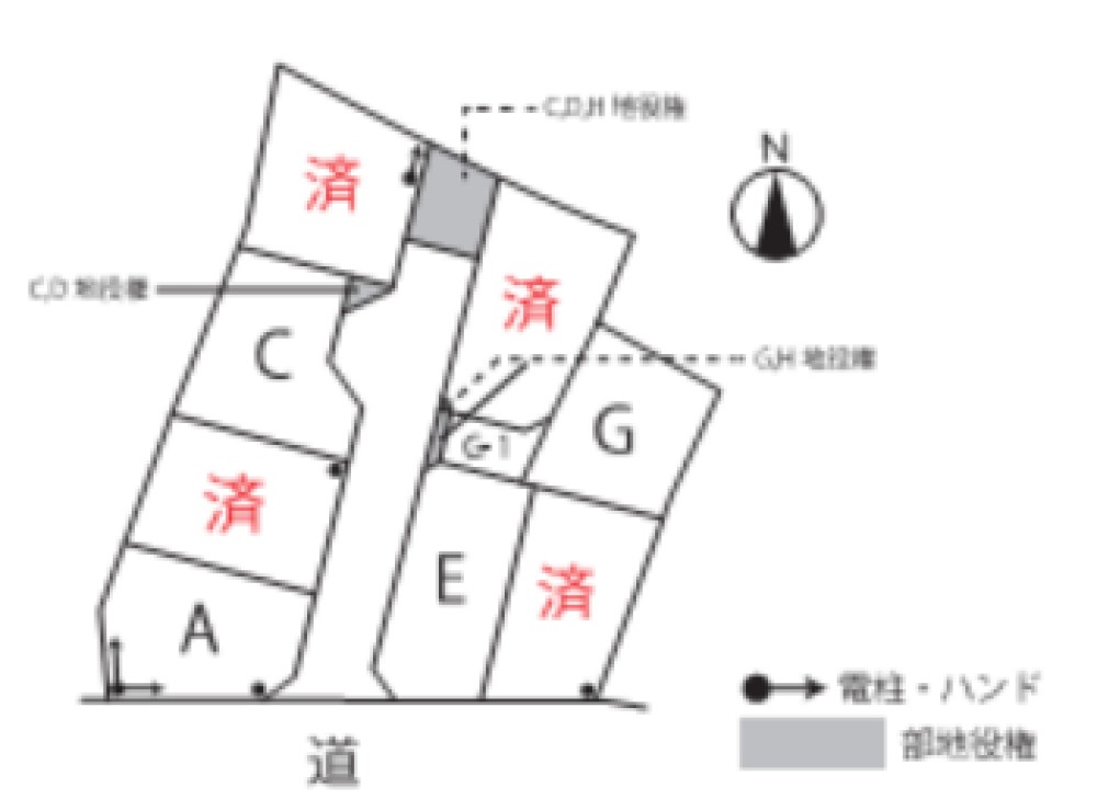 西尾市下町　全8区画　E区画 画像1