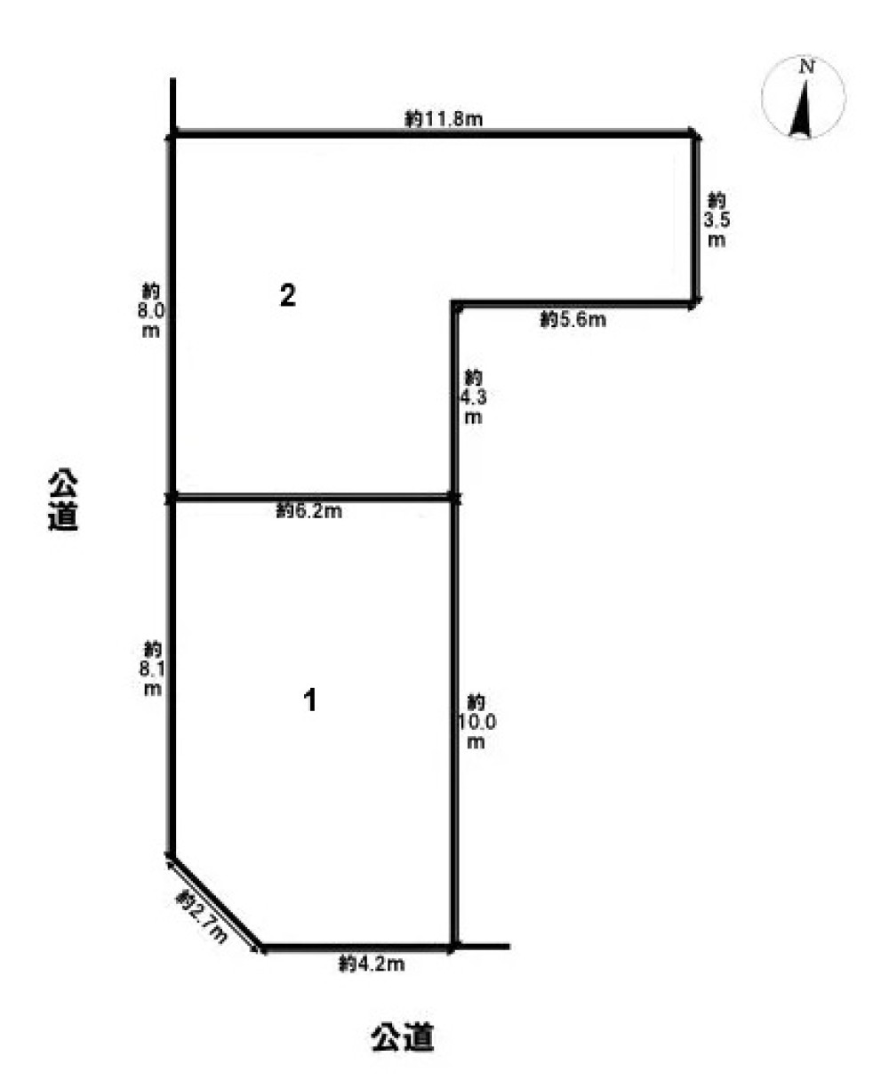 名古屋市瑞穂区柳ケ枝町　248②　全2区画　1号地 画像1