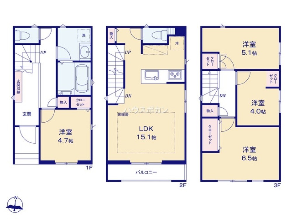名古屋市天白区池場1915①　全1棟 画像4