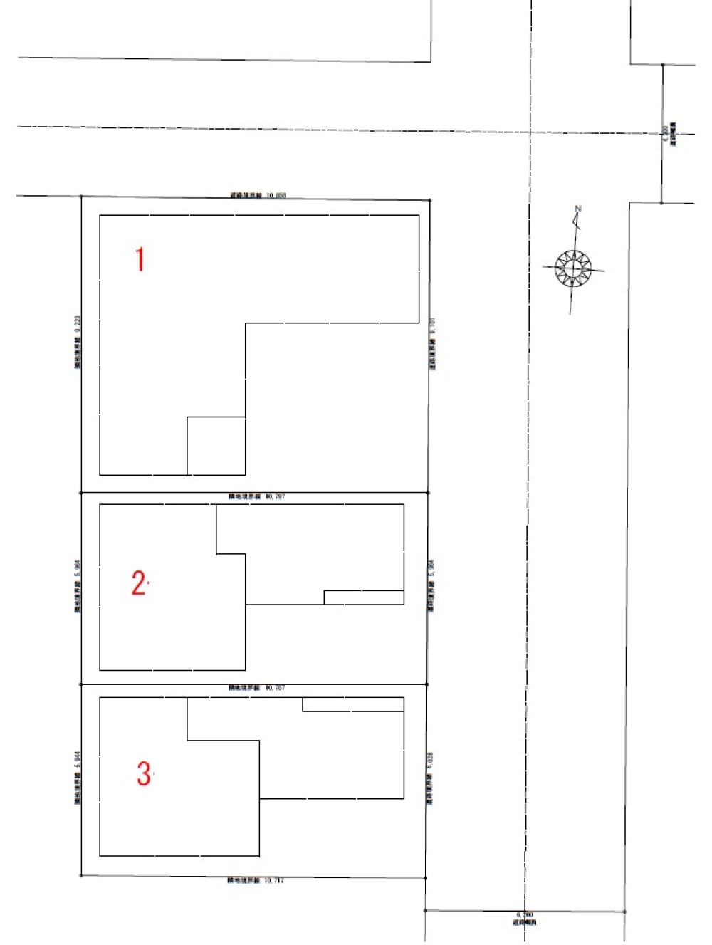 名古屋市昭和区丸屋町　全3区画　1号地 画像1