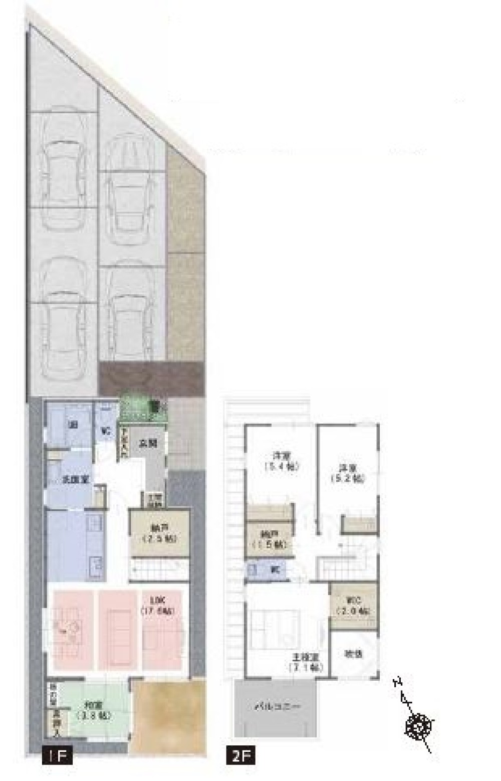 「徳重」駅まで徒歩約12分！
