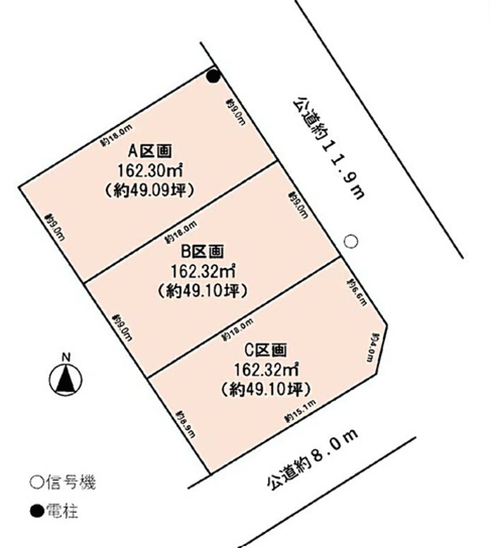 西尾市新在家一丁目　全3区画 画像5