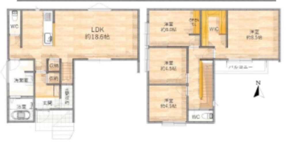 岡崎市伊賀町　全1棟　A棟 画像2